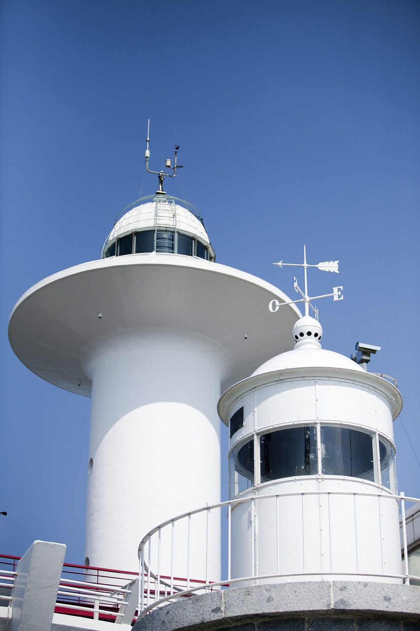 lighthouse island korea free photo