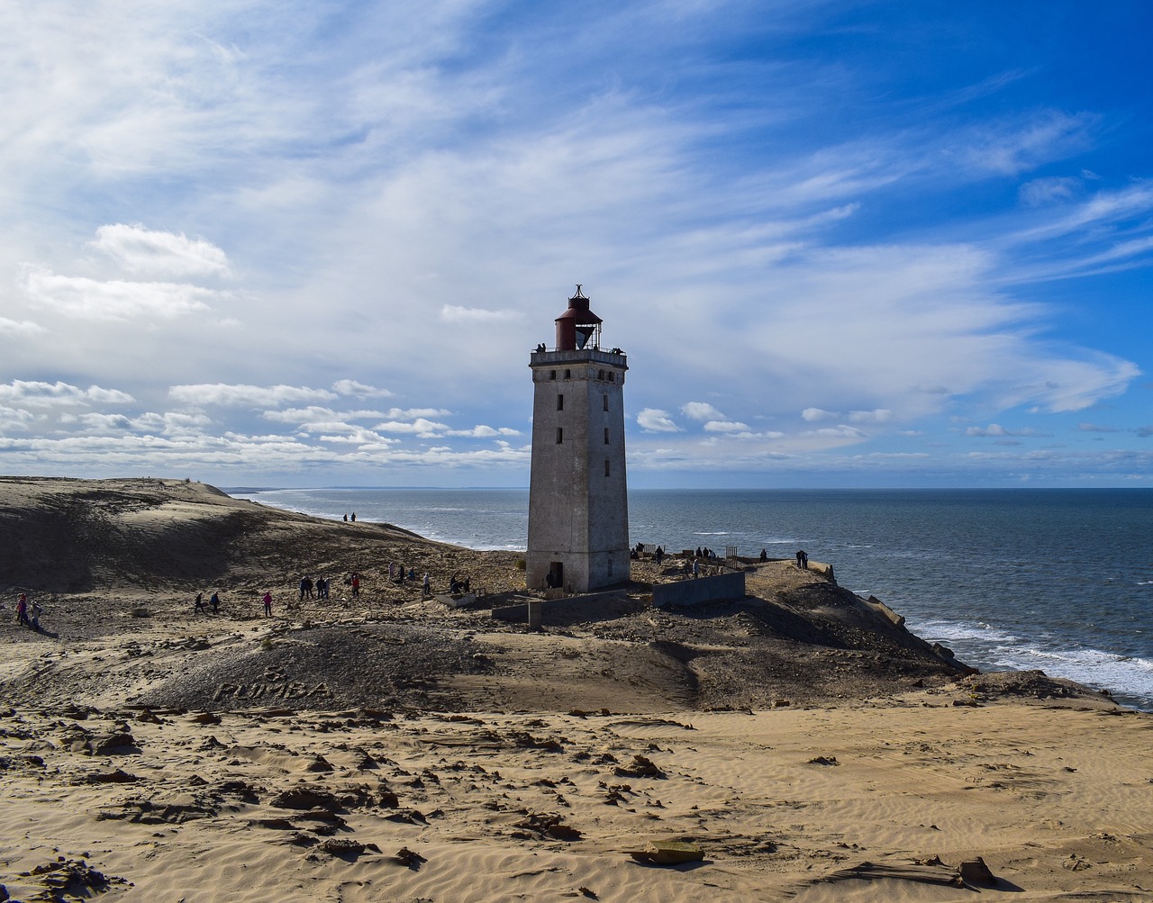 lighthouse rubric north sea free photo