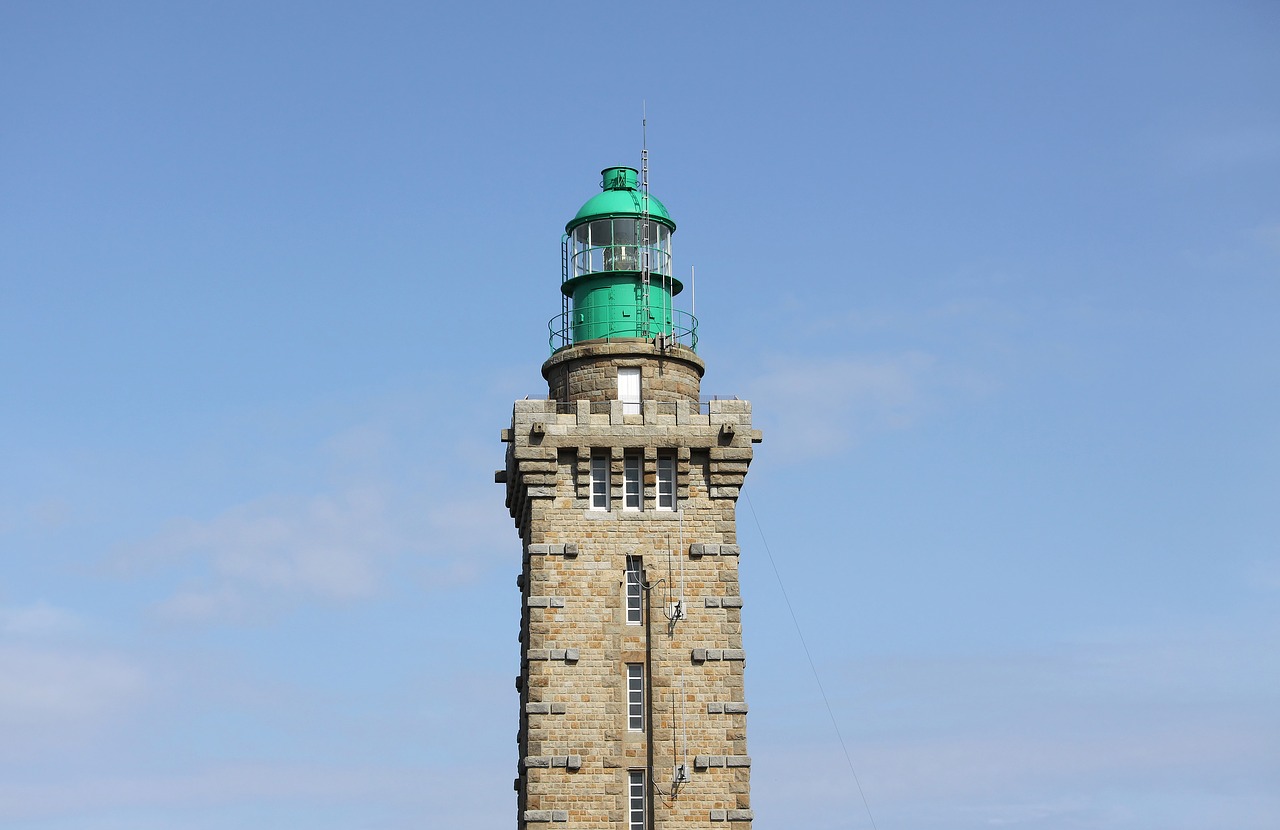 lighthouse sea france free photo