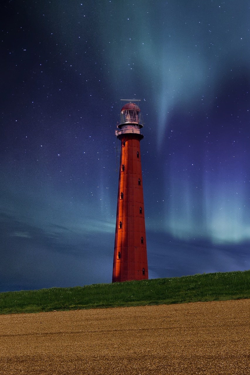 lighthouse graphic background free photo