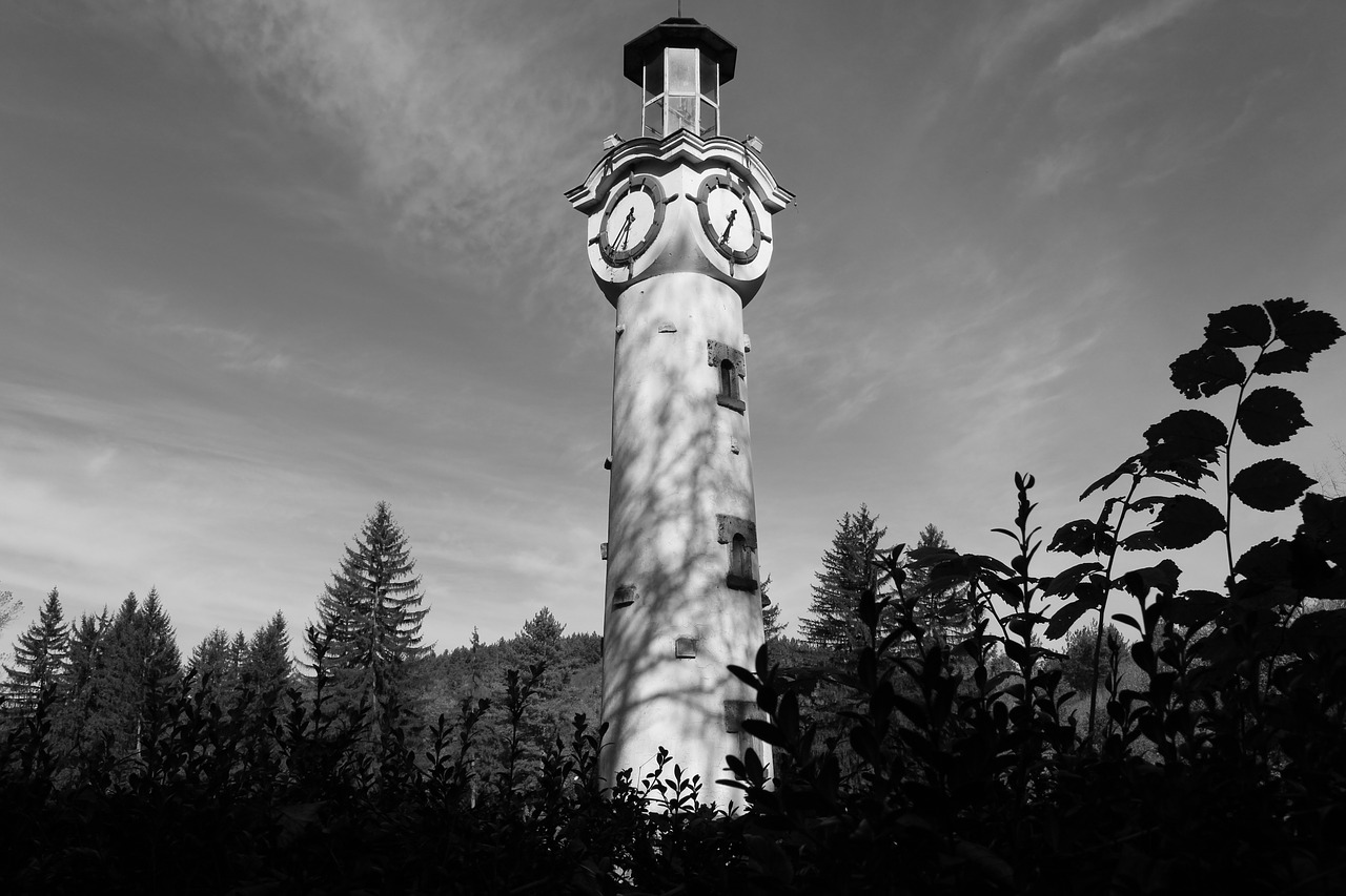 lighthouse clock tower free photo