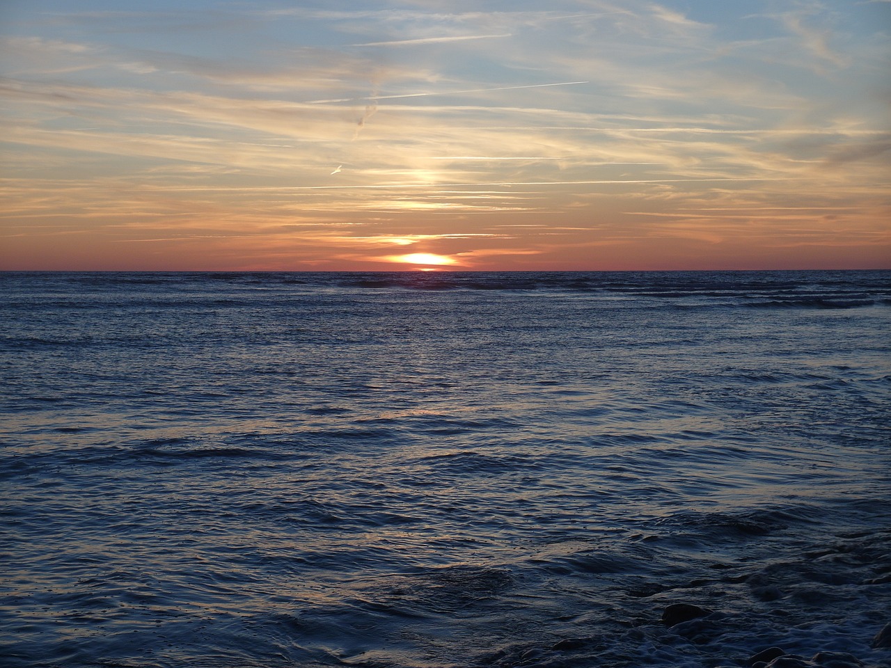 lighthouse sunset beach free photo