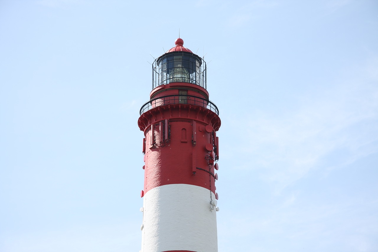 lighthouse amrum north sea free photo