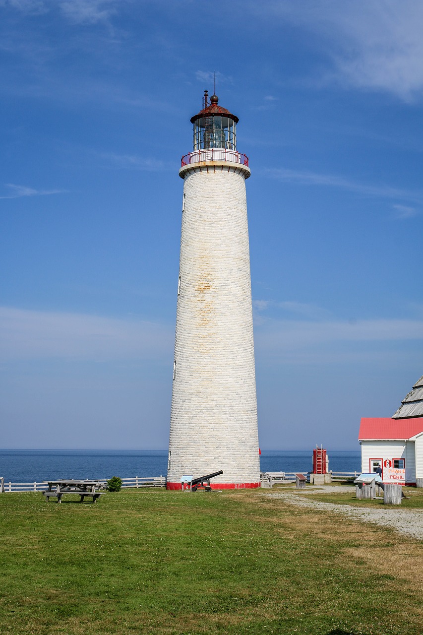 lighthouse sky travel free photo