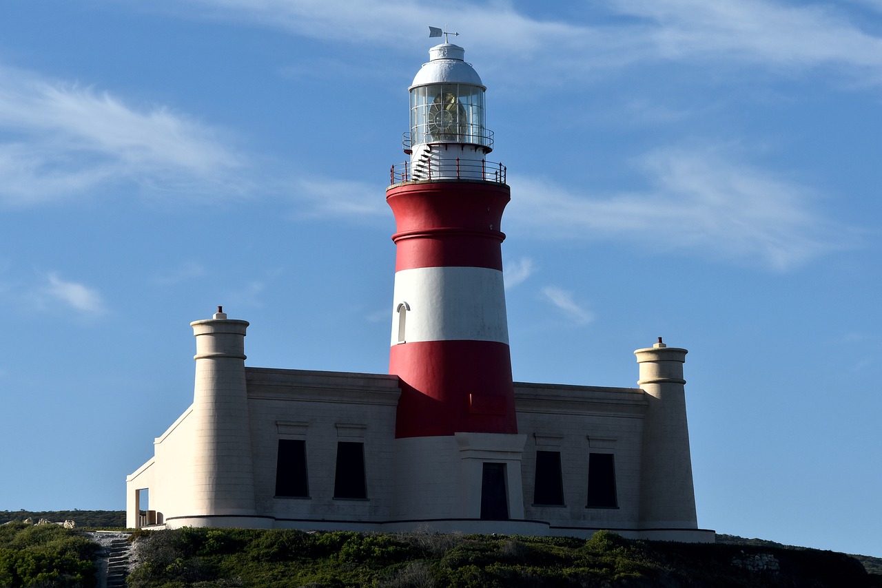 lighthouse  cape agulhas  africa free photo