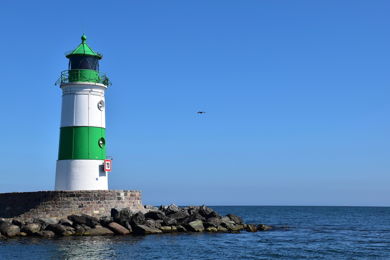 lighthouse  sea  coast free photo