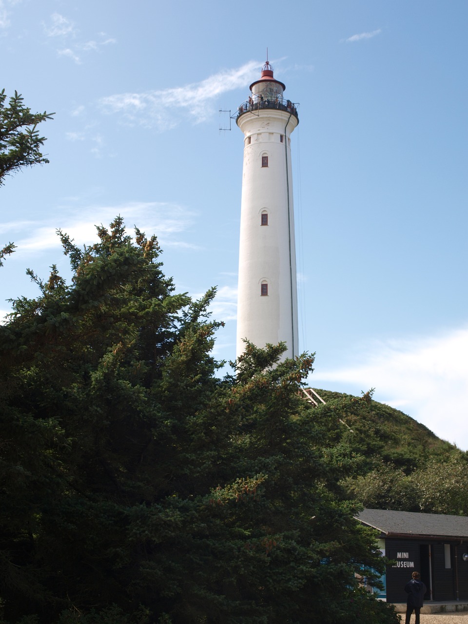 lighthouse  denmark  north sea free photo