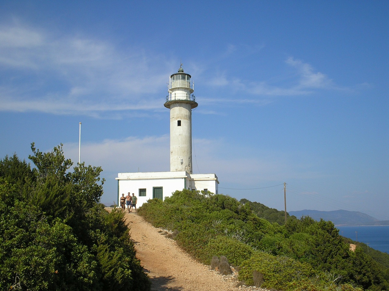 lighthouse lefkada lefkas free photo