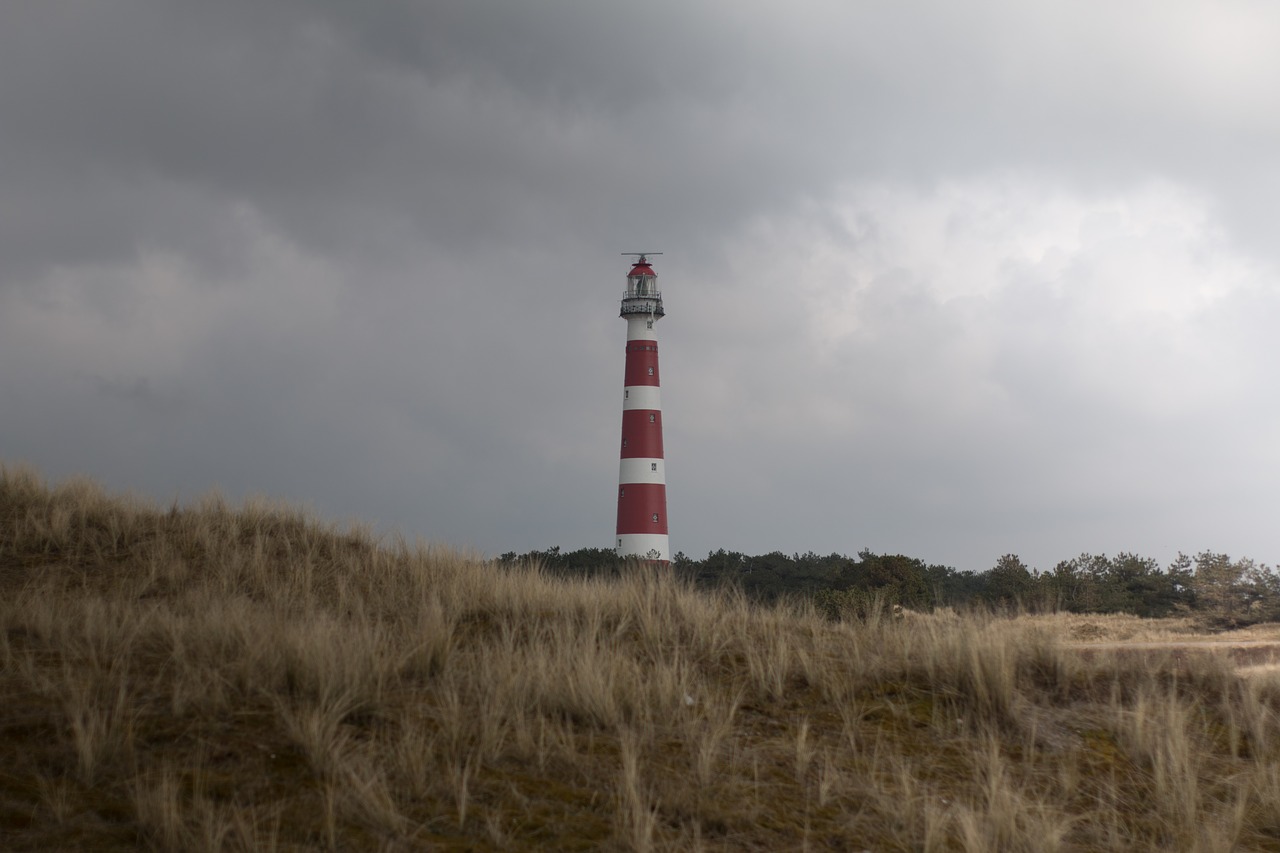 lighthouse  netherlands  north sea free photo