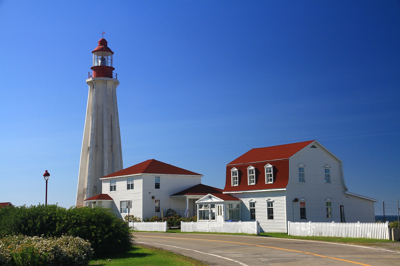 lighthouse  sea  port free photo