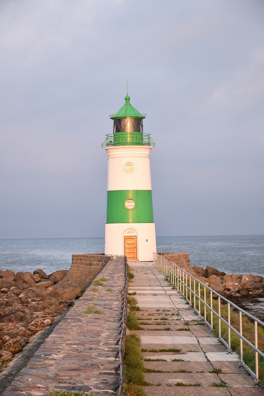 lighthouse  approximately  clouds free photo