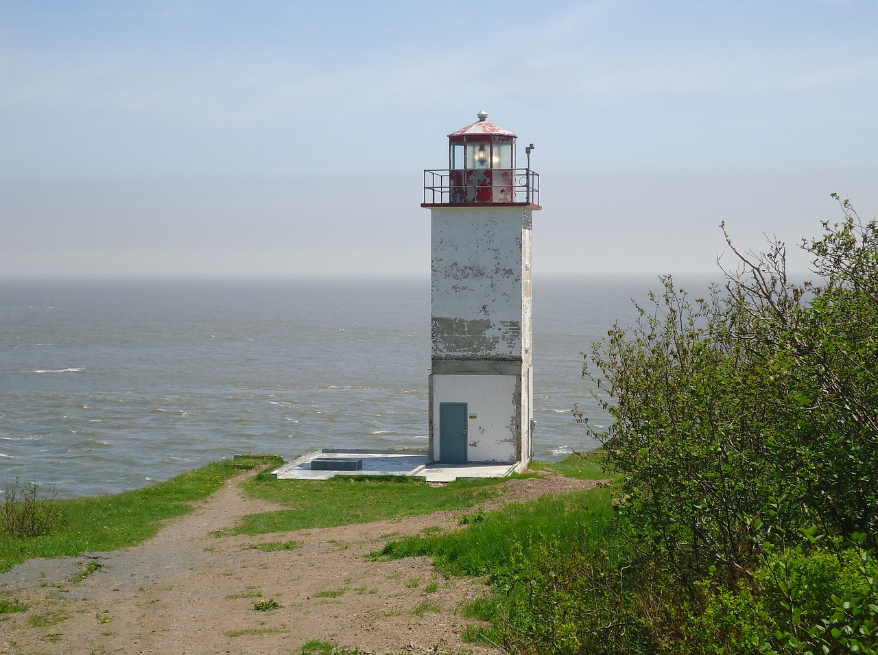 lighthouse  bay  fundy free photo