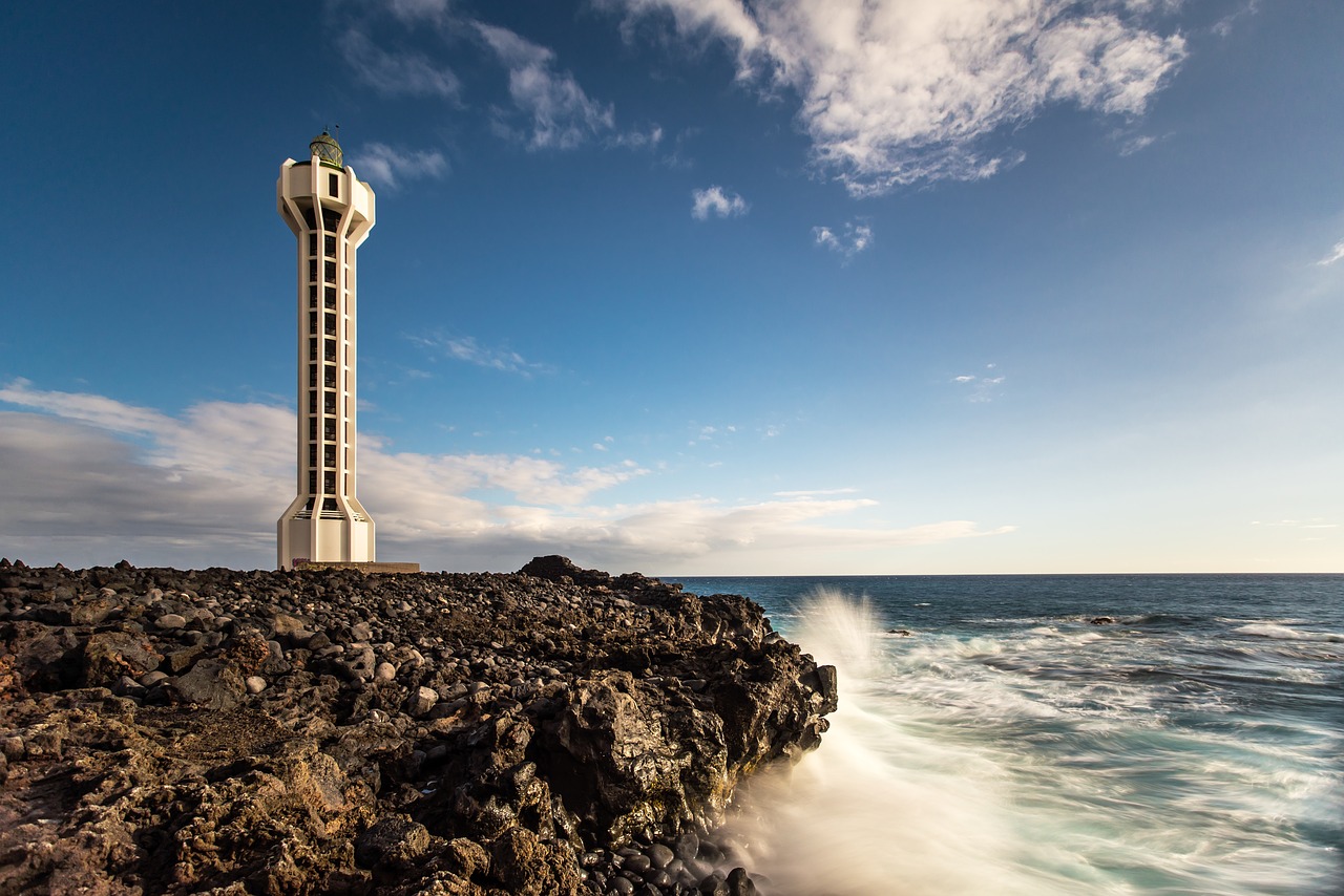 lighthouse  sea  coast free photo