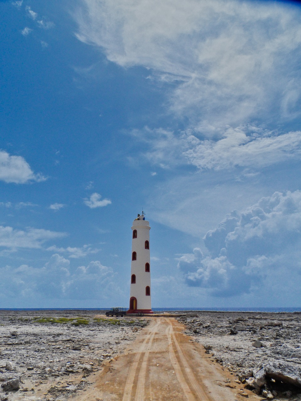 lighthouse  coast  bonaire free photo