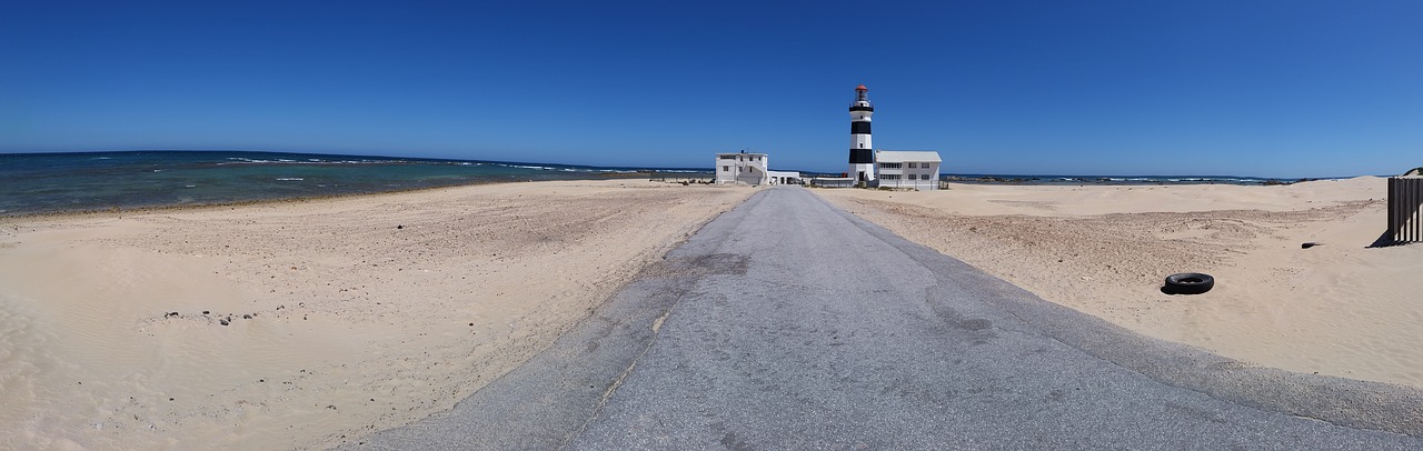 lighthouse  panorama  coast free photo