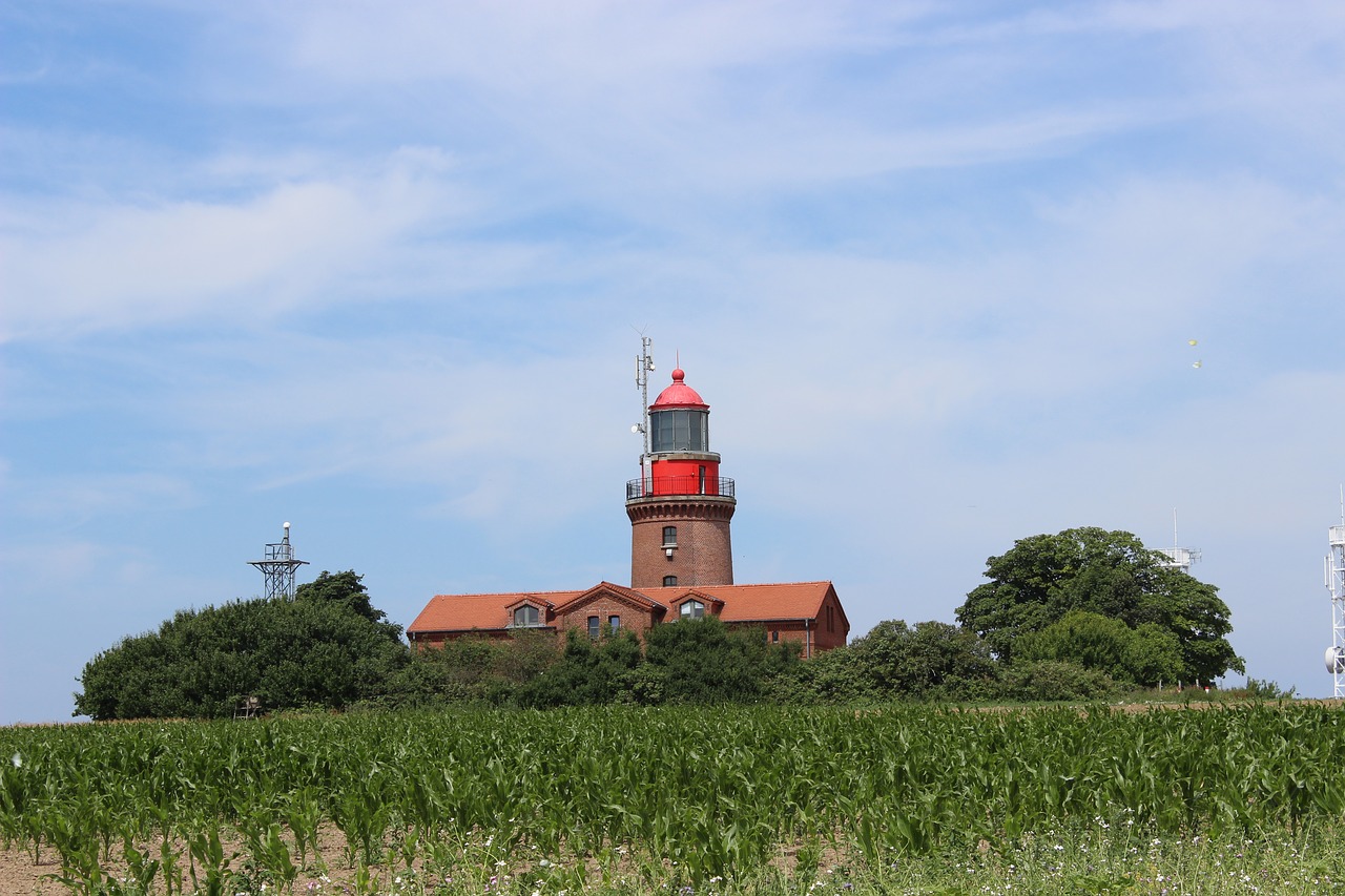 lighthouse  bastorf  rostock free photo