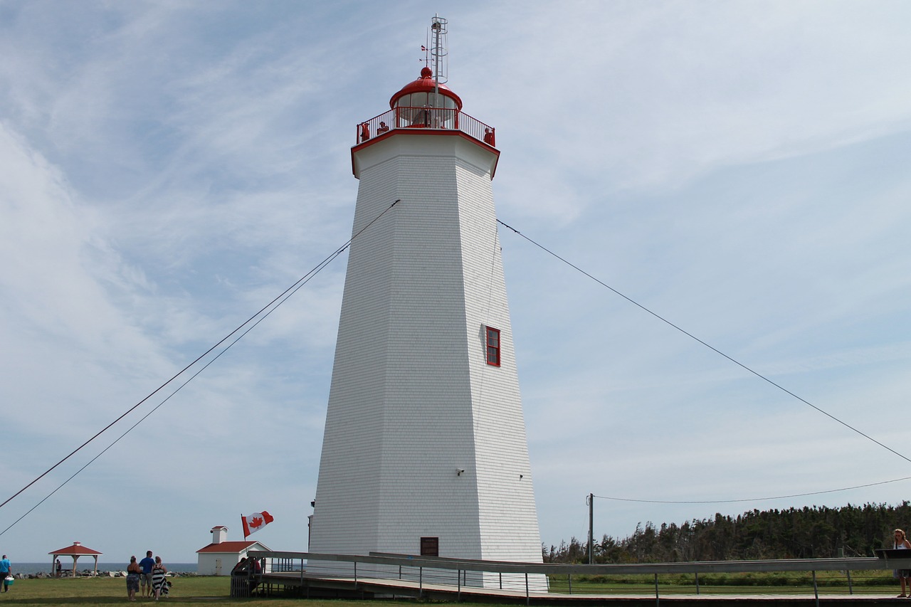 Lighthouse New Brunswick Sea Beach Nature Free Image From Needpix Com   Lighthouse 3668461 1280 