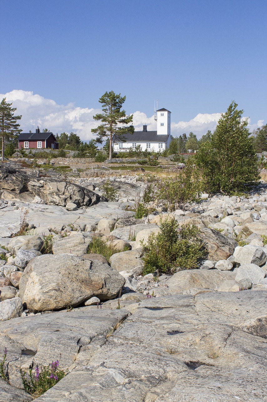 lighthouse  cliffs  archipelago free photo