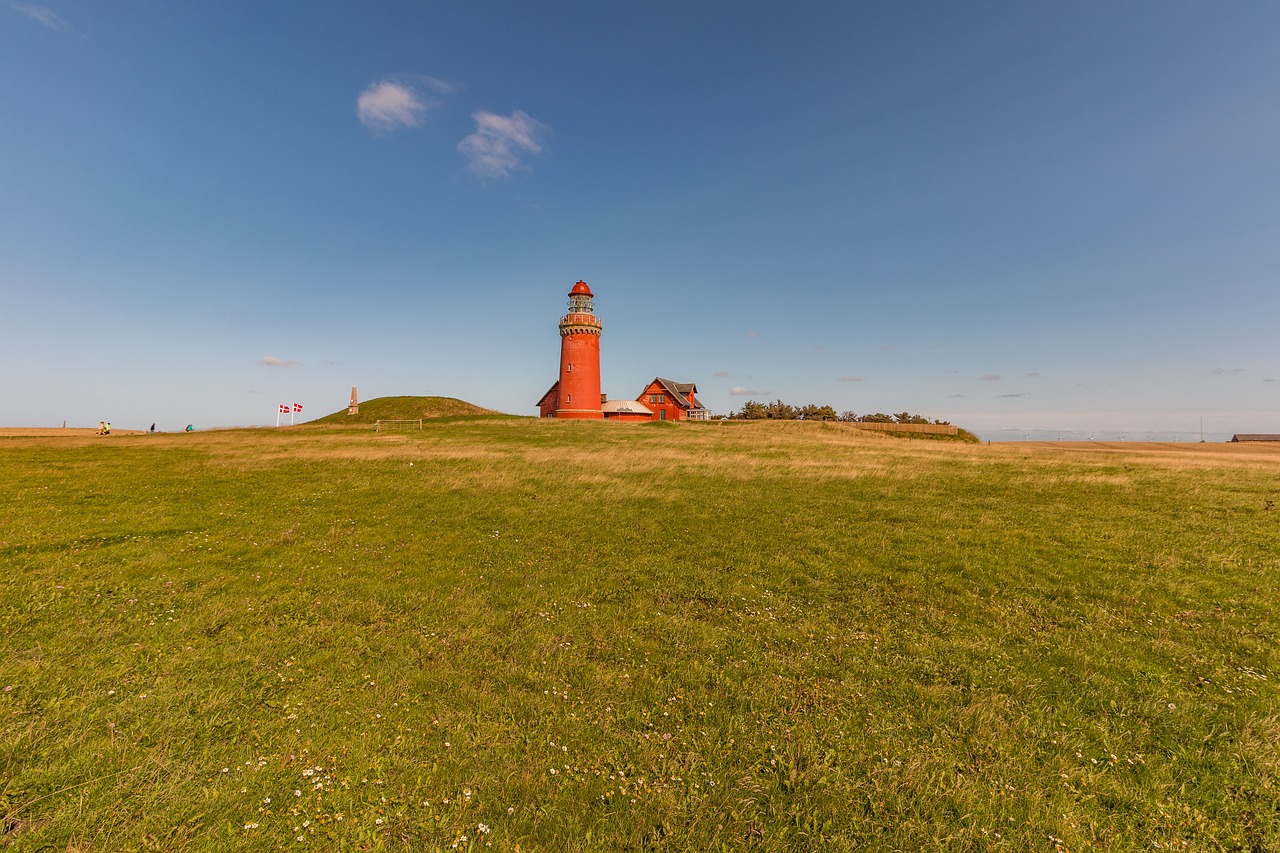 lighthouse  sea  denmark free photo