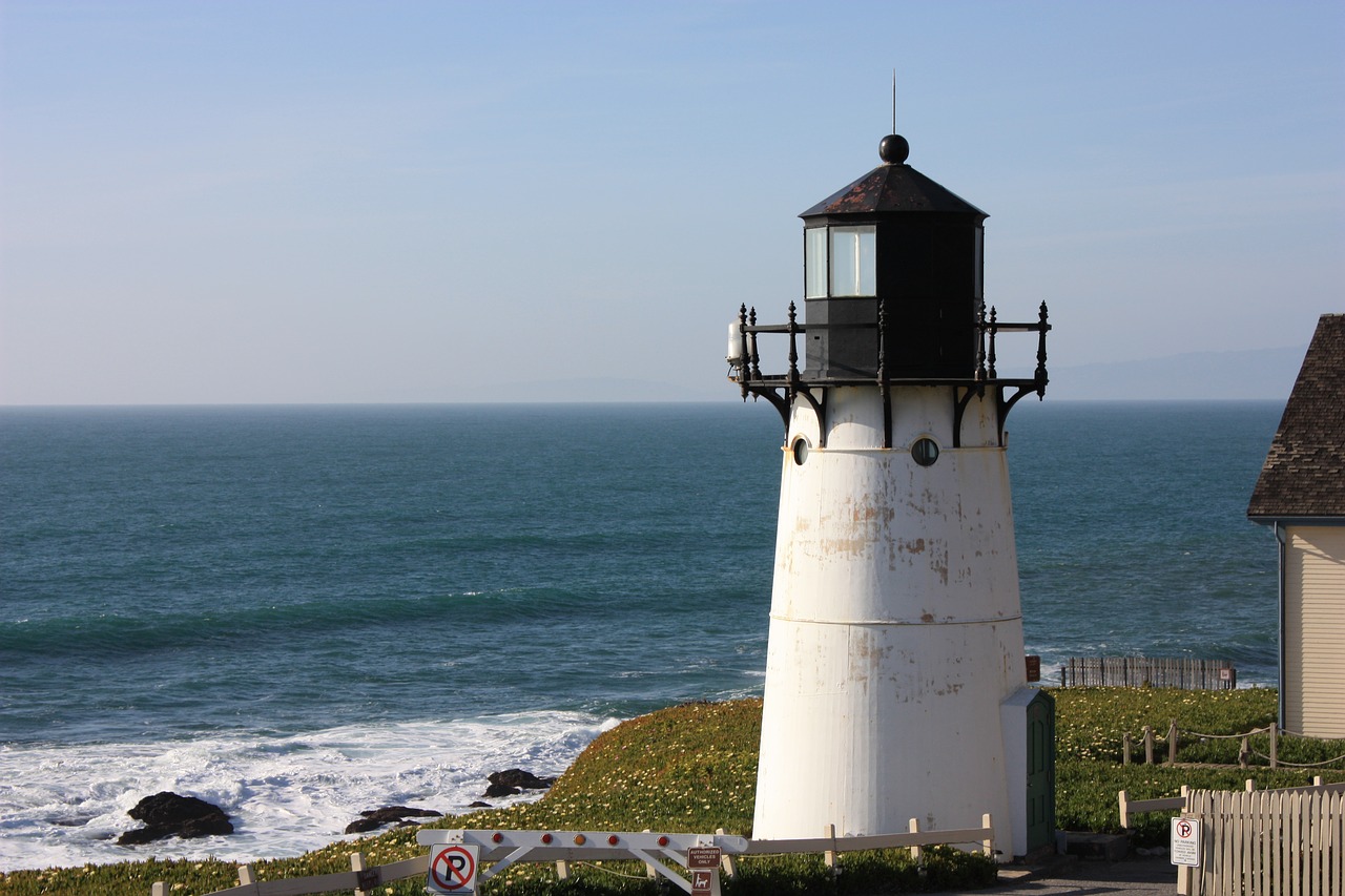 lighthouse  sea  landscape free photo