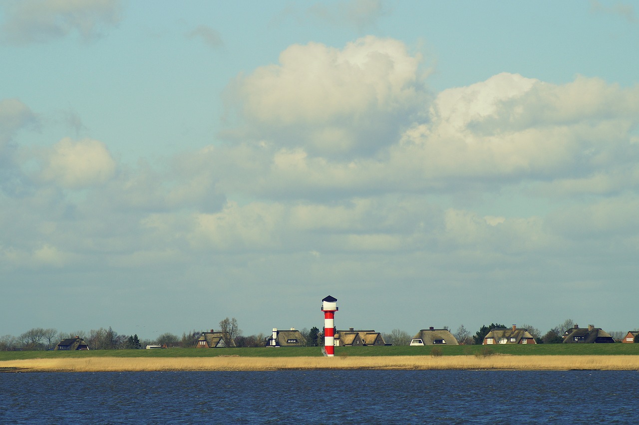 lighthouse  marsh  coast free photo