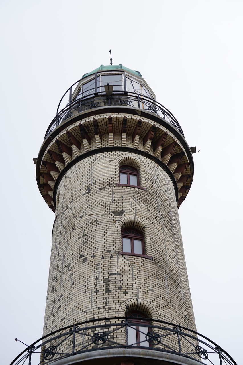 lighthouse  sky  lake free photo