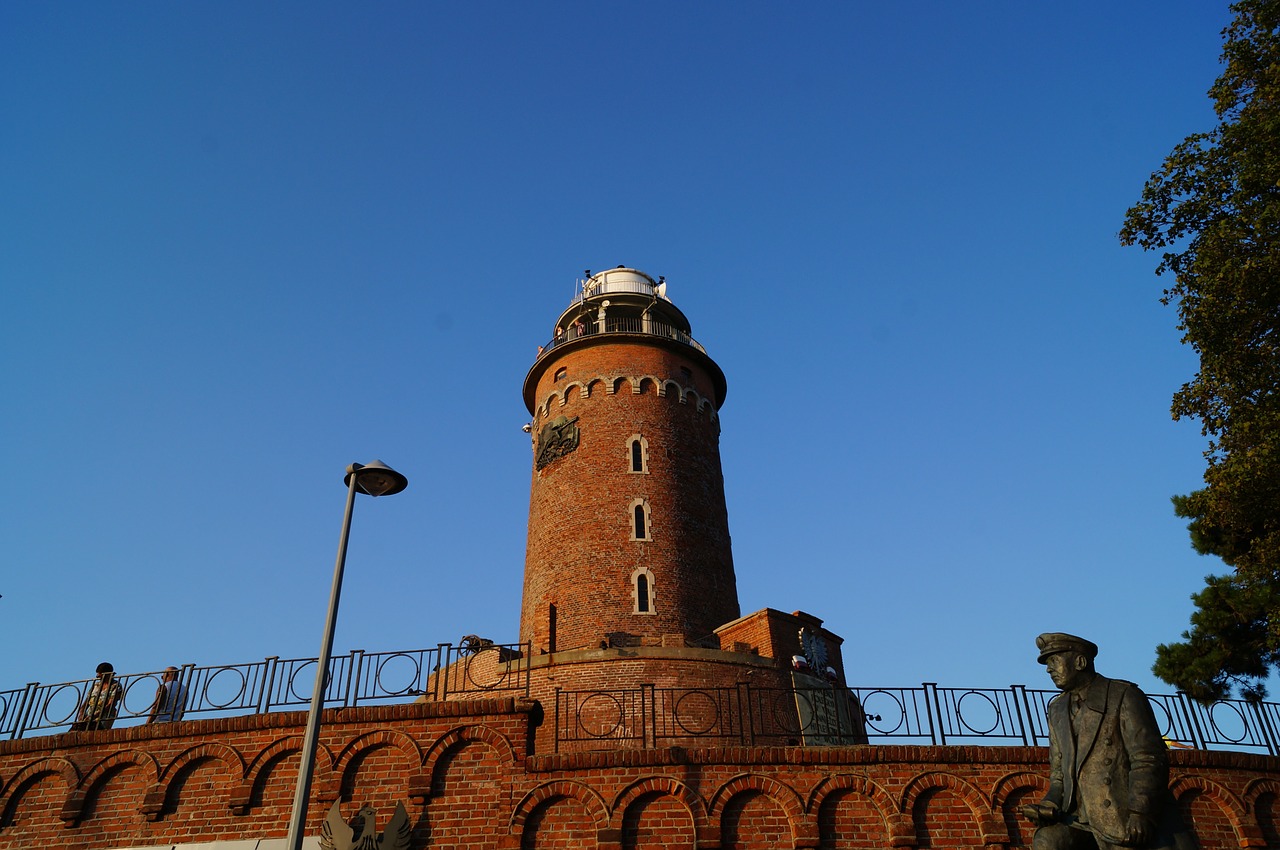 lighthouse kołobrzeg poland free photo
