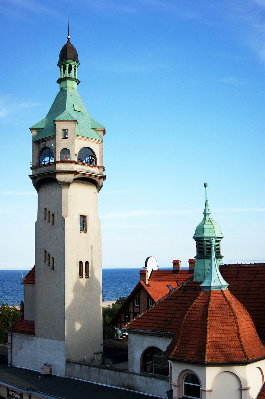 lighthouse  sopot  sea free photo