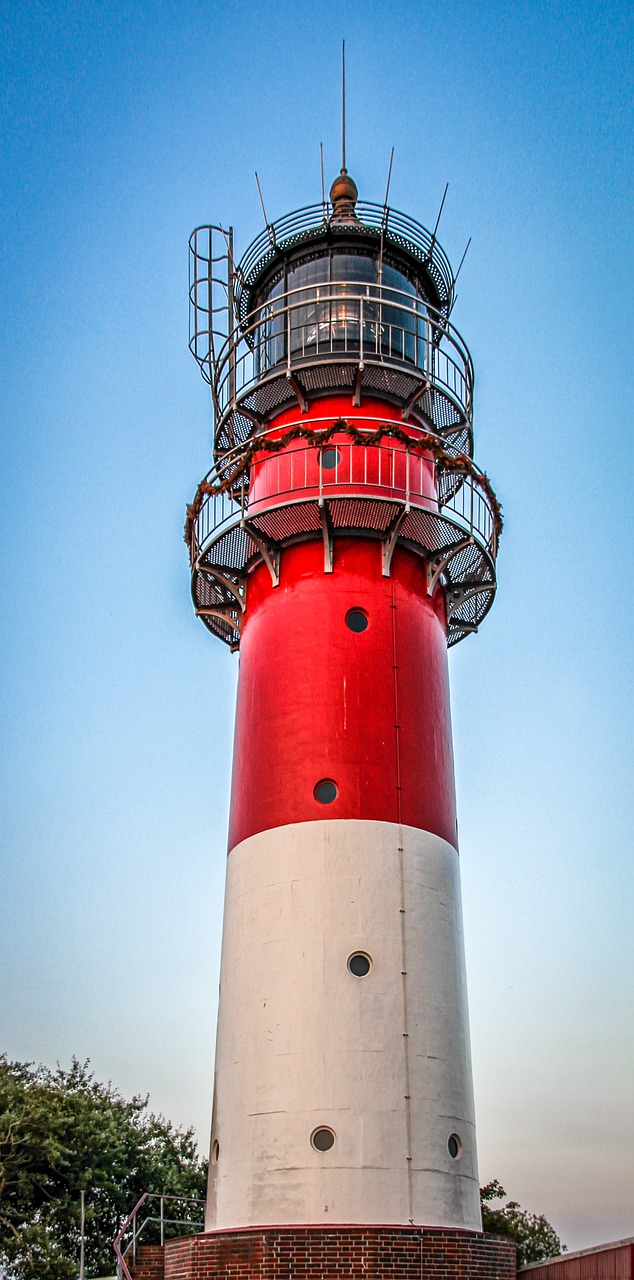lighthouse  red  white free photo