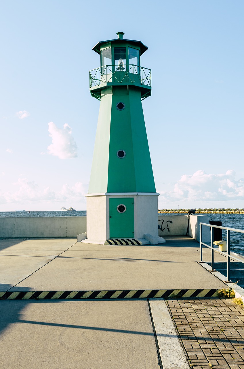 lighthouse  light  sea free photo