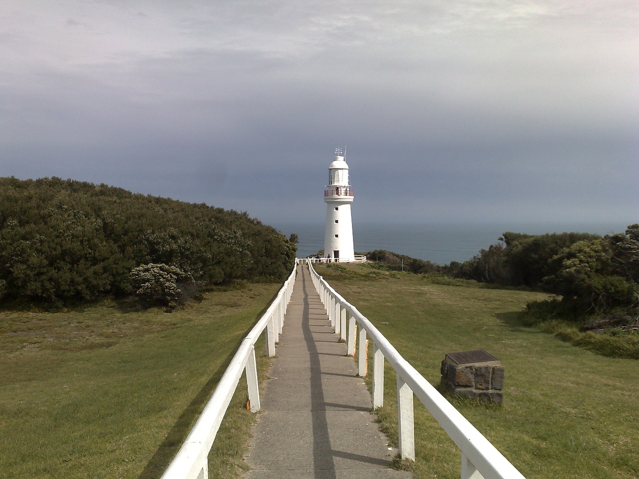 lighthouse path australia free photo