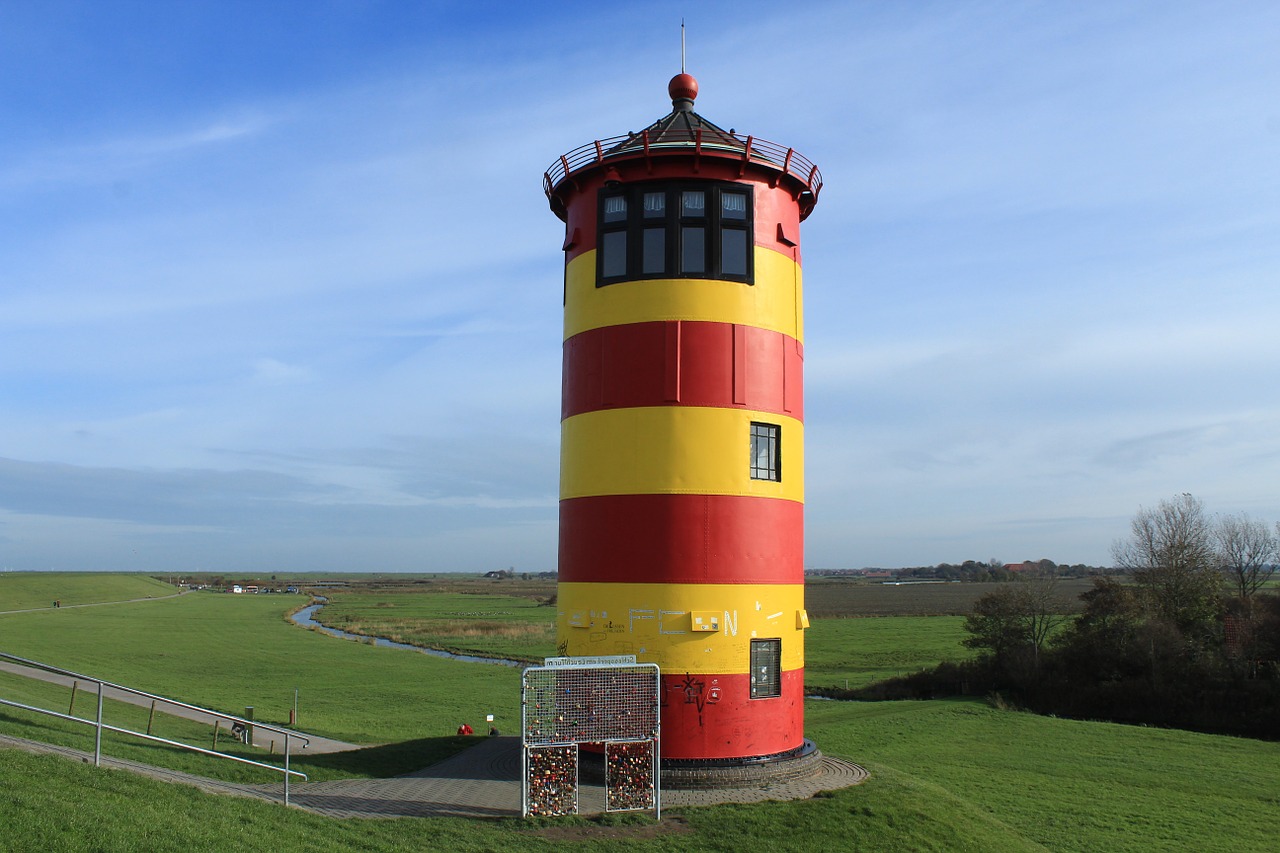 lighthouse pilsum east frisia free photo