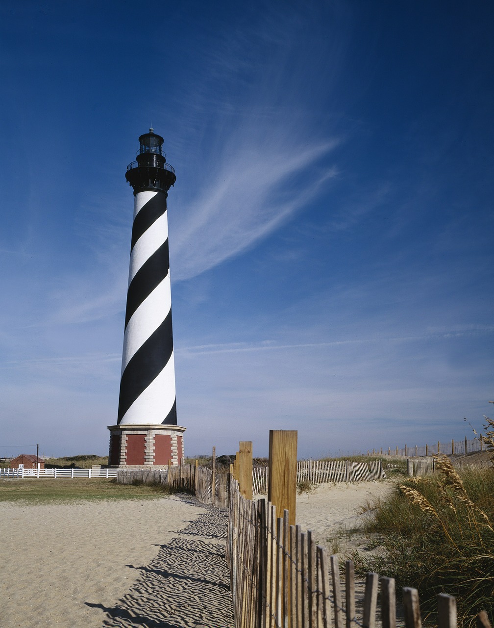 lighthouse shore coast free photo