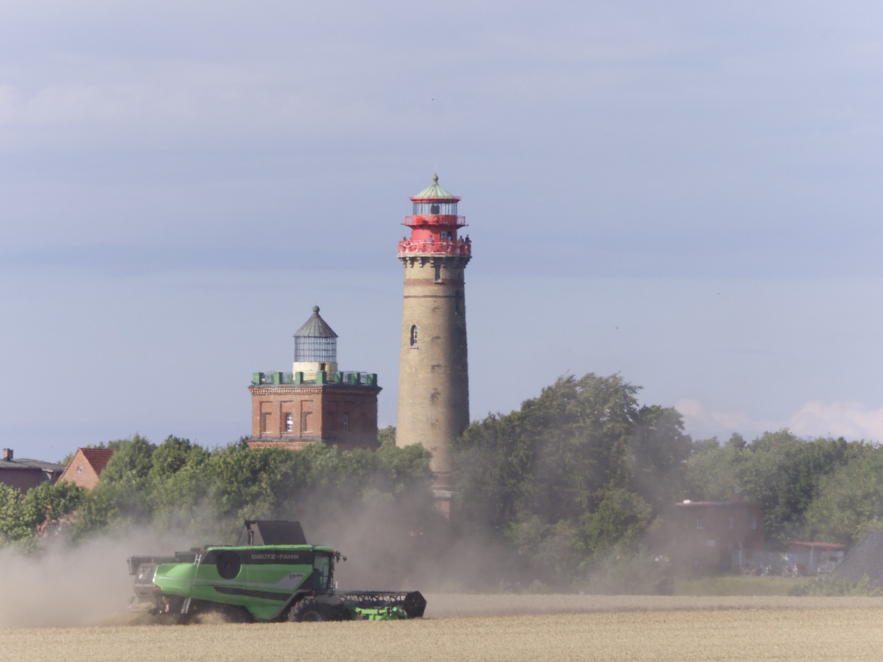 lighthouse rügen harvest free photo