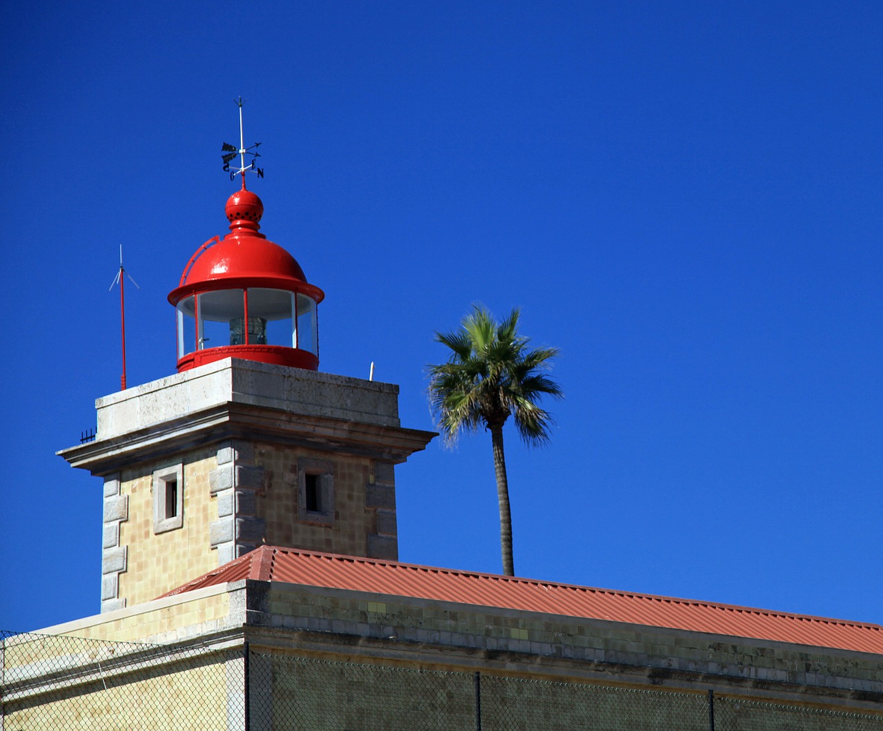 lighthouse lagos portugal free photo