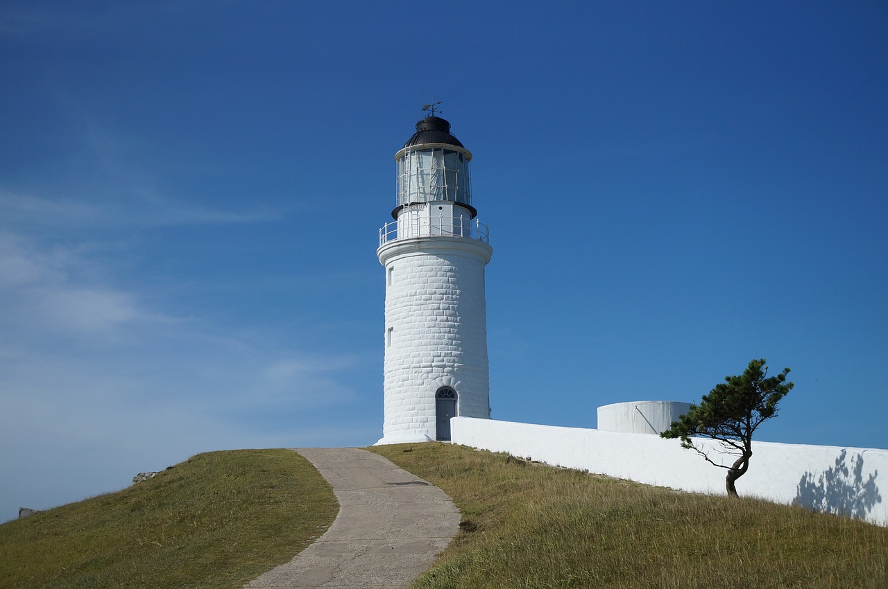 lighthouse landscape matsu islands assault view free photo