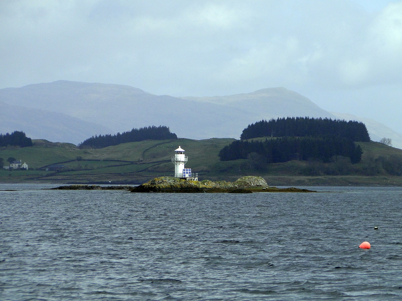 lighthouse lonely island free photo