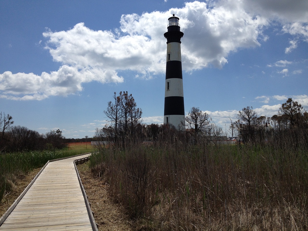 lighthouse bodie island north carolina free photo