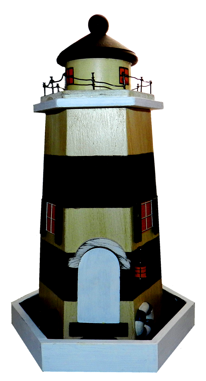 lighthouse wood trinket free photo