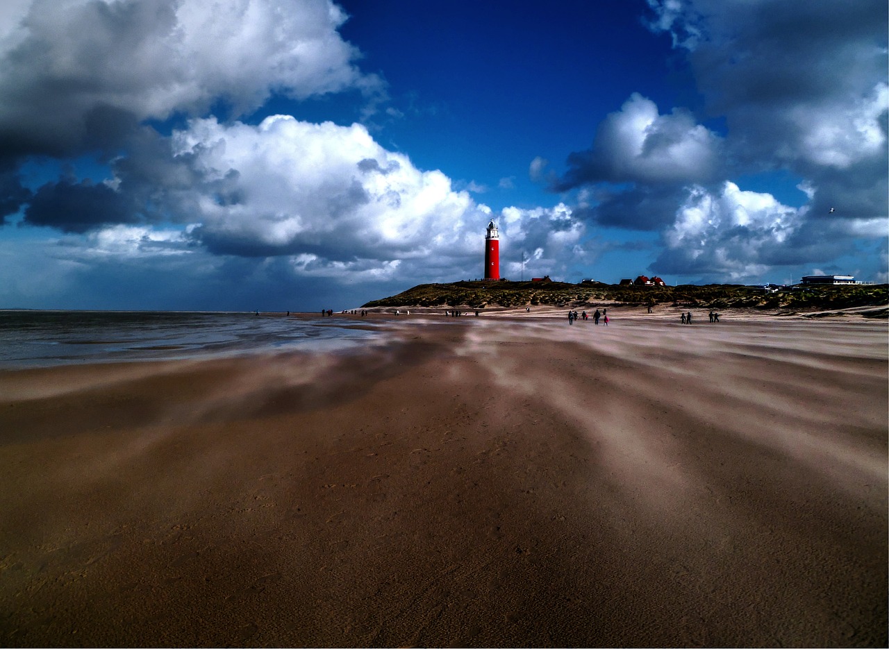 lighthouse beach sand free photo