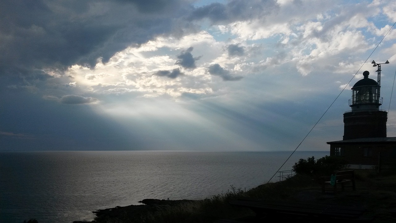 lighthouse coast sweden free photo