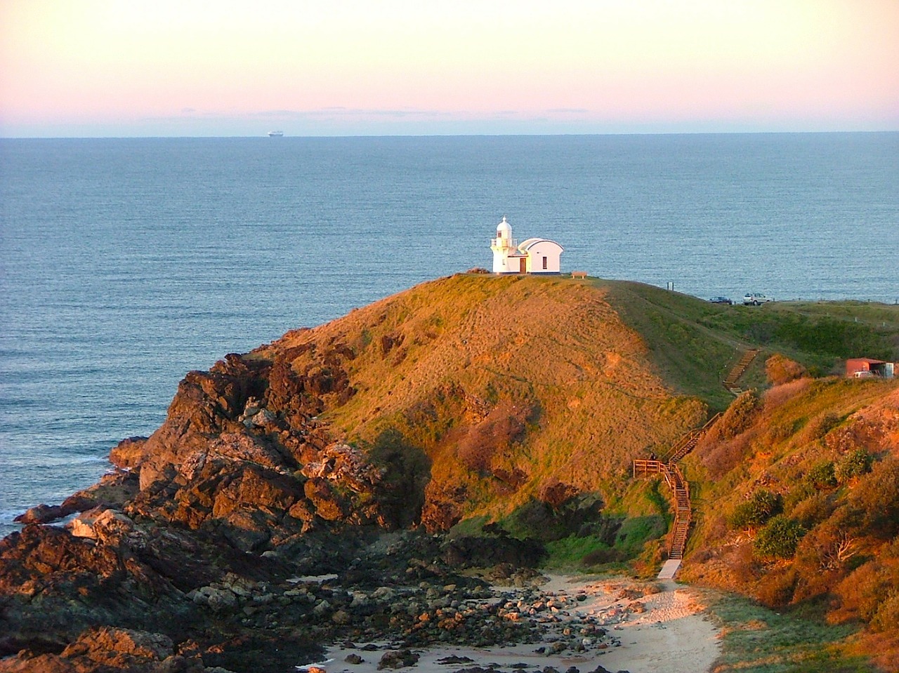 lighthouse hill grass free photo