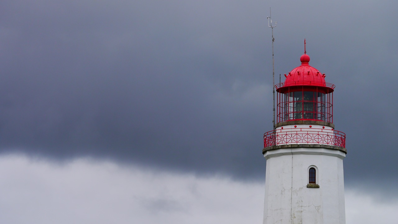 lighthouse building beacon free photo