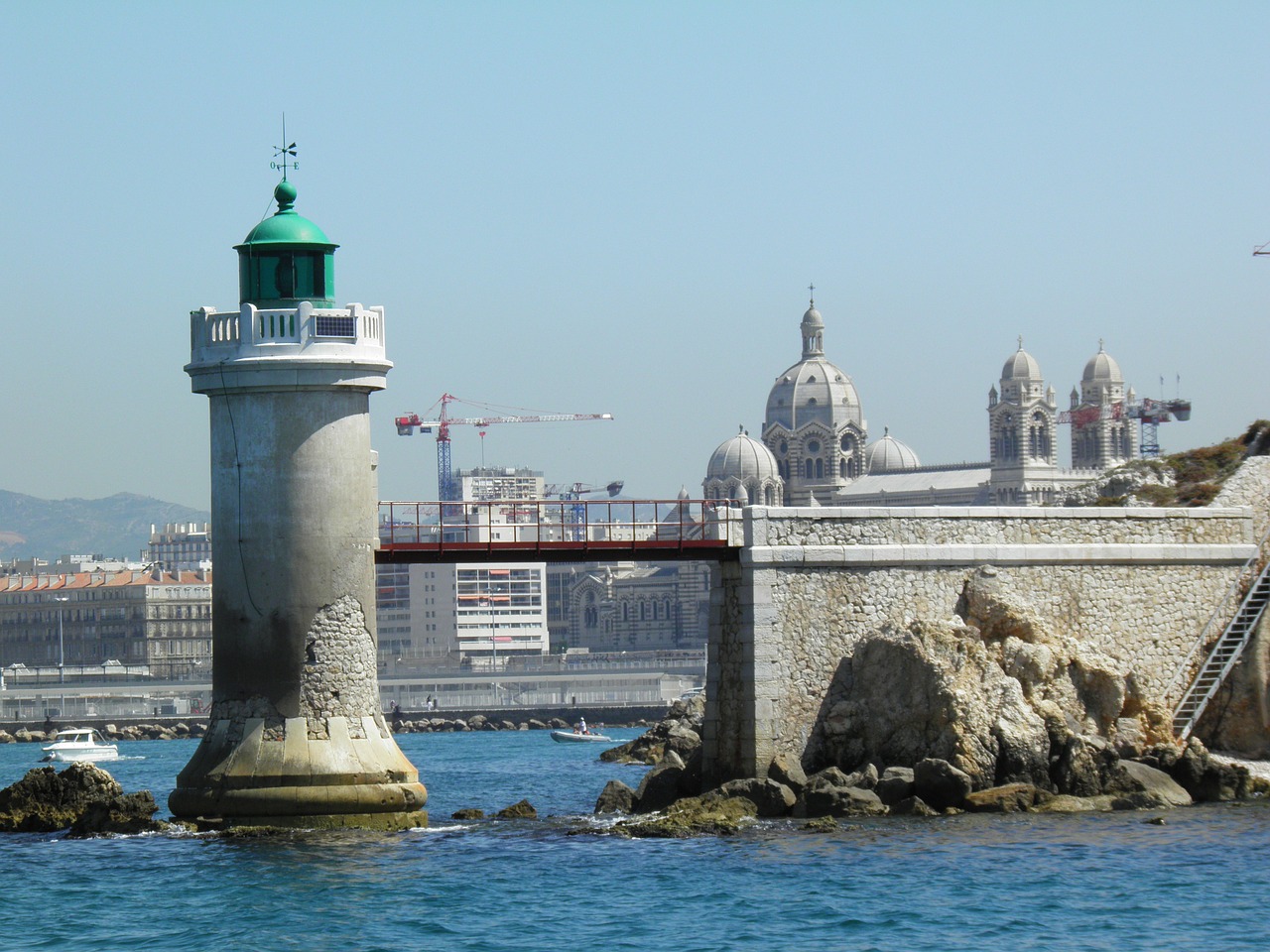 lighthouse green europe free photo