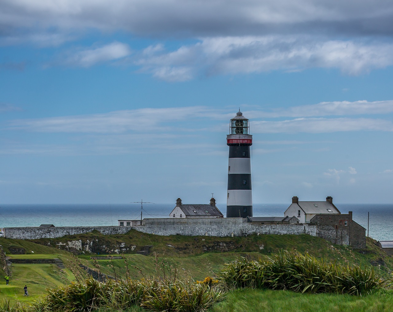 lighthouse coast landmark free photo