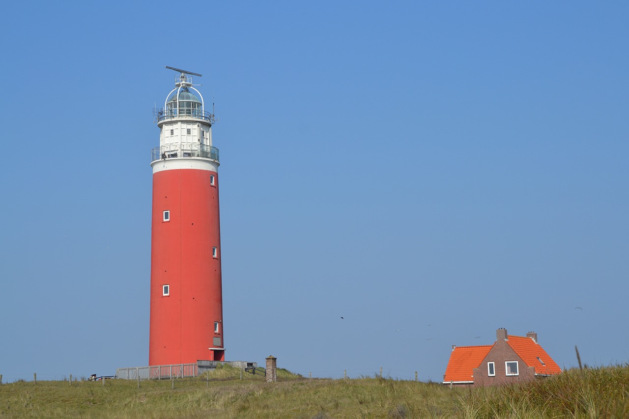 lighthouse texel north sea free photo