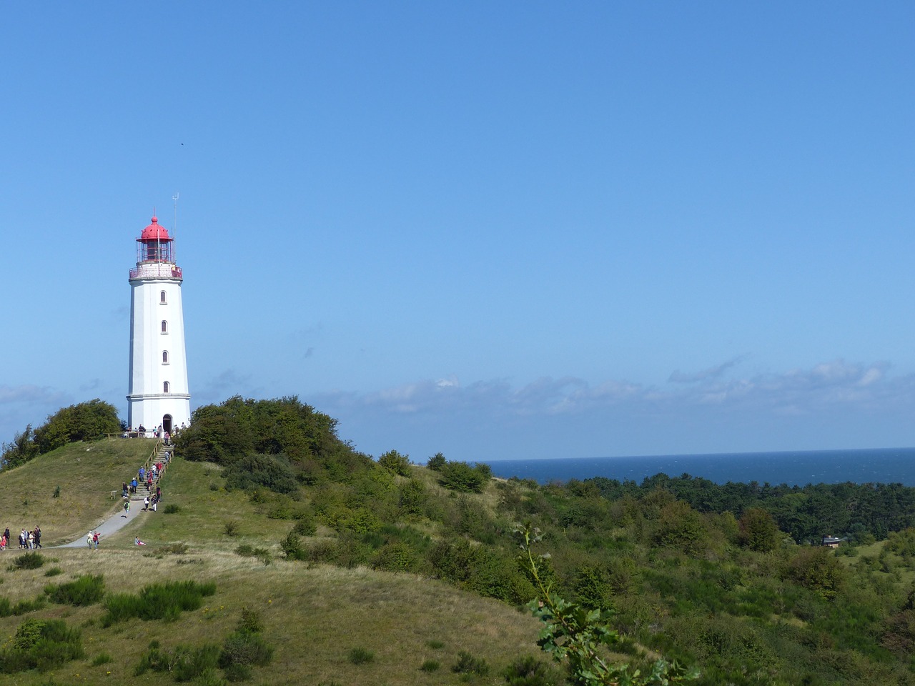 lighthouse sea north sea free photo