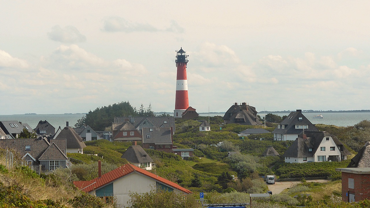 lighthouse island end sylt free photo