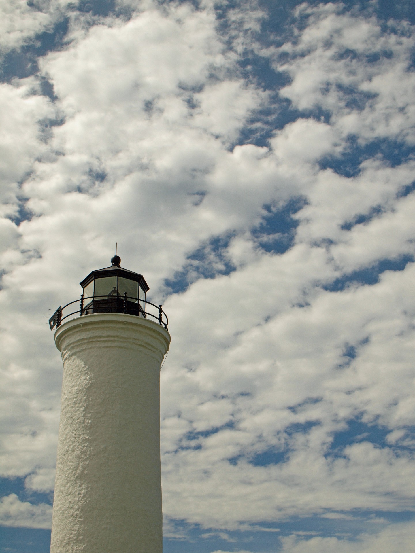 lighthouse sky clouds free photo