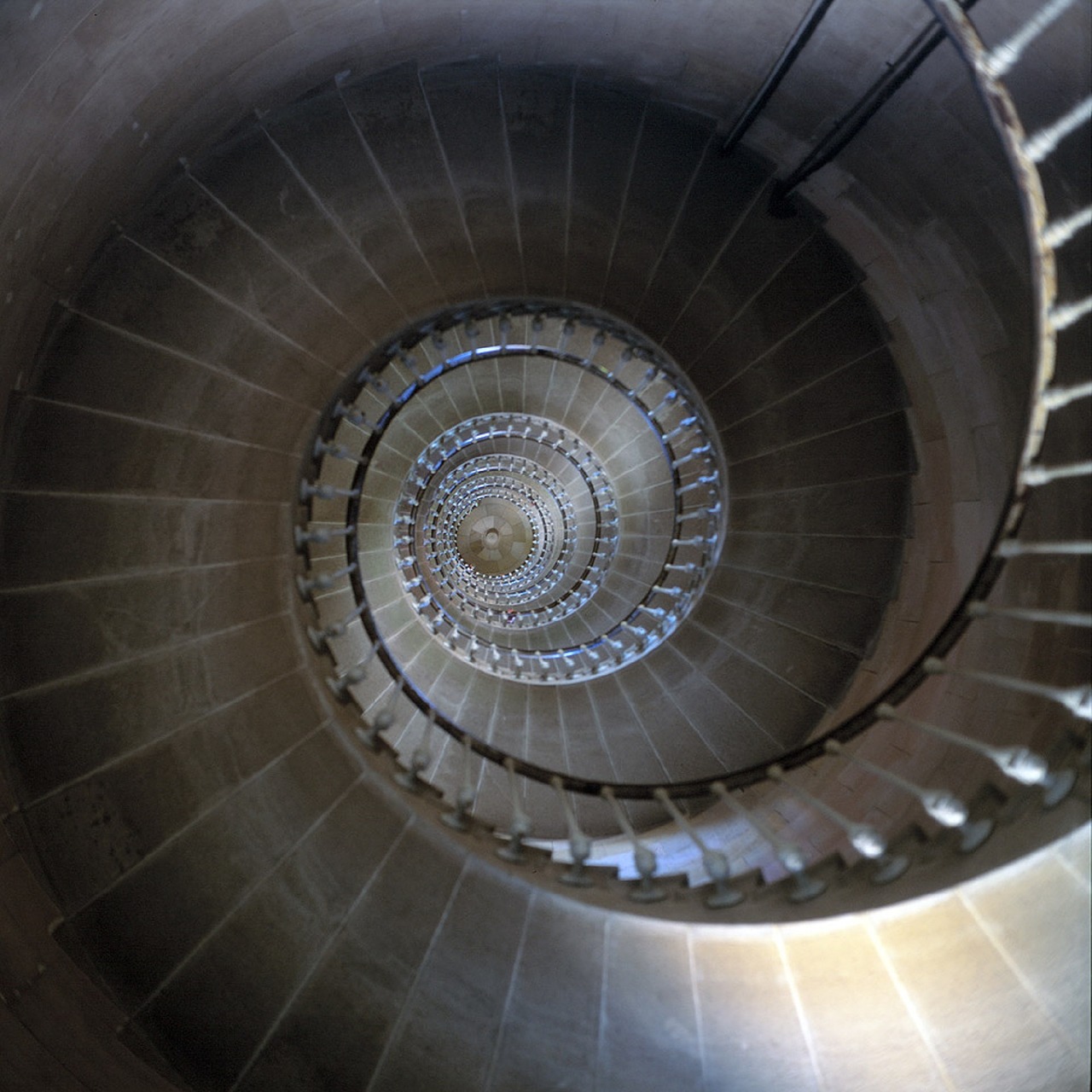 lighthouse stairs circular steps free photo